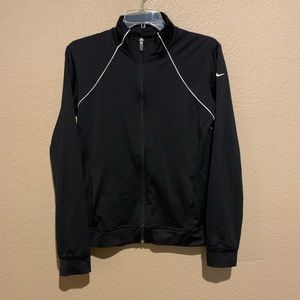 Nike Black Zip Up Track Jacket
